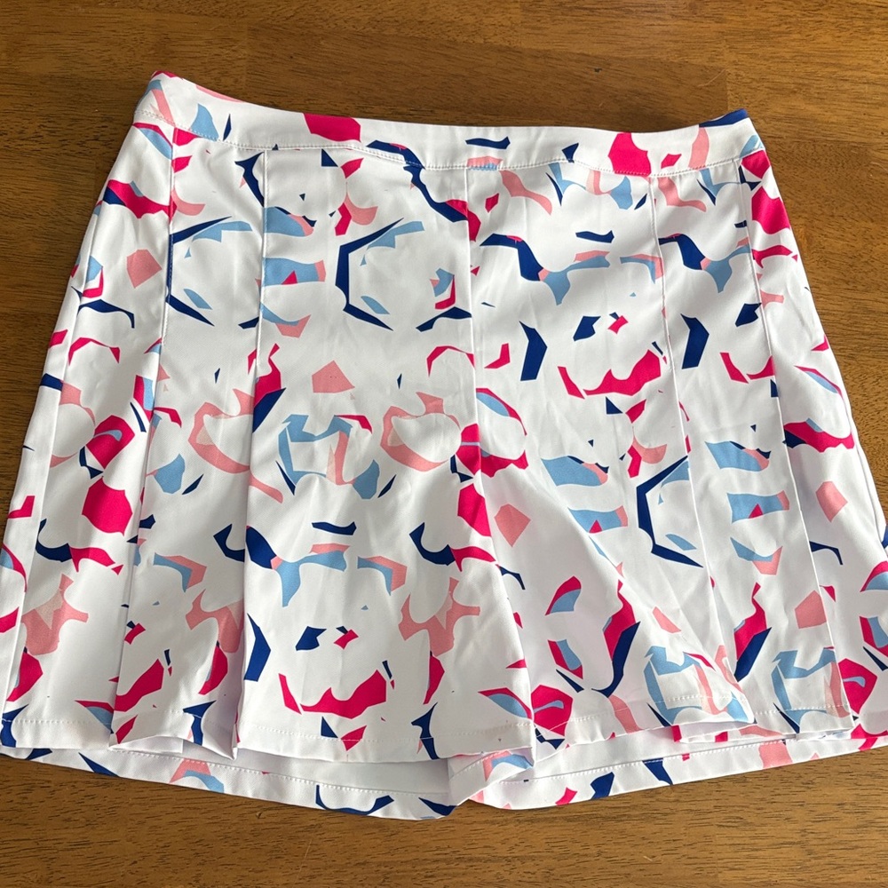 Ping Women's Colorful Abstract Mini Skirt